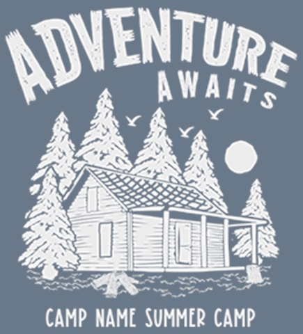 Summer Camp t-shirt design 1