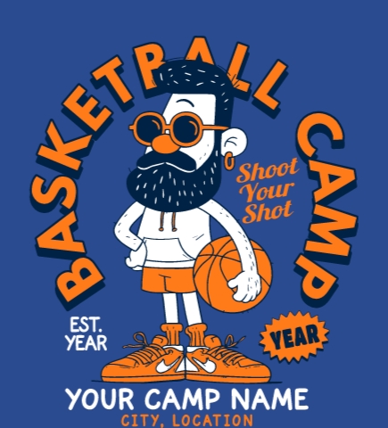 Basketball t-shirt design 14