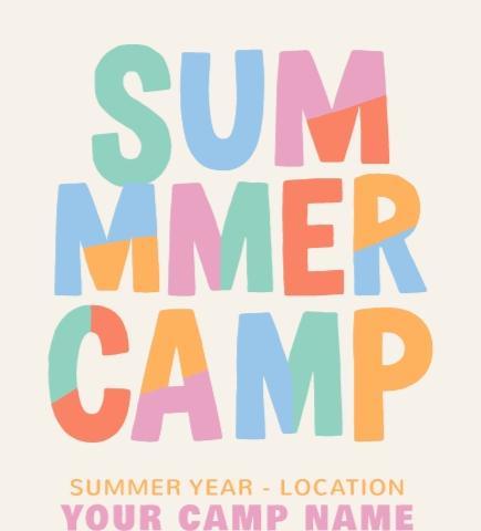 Summer Camp t-shirt design 41