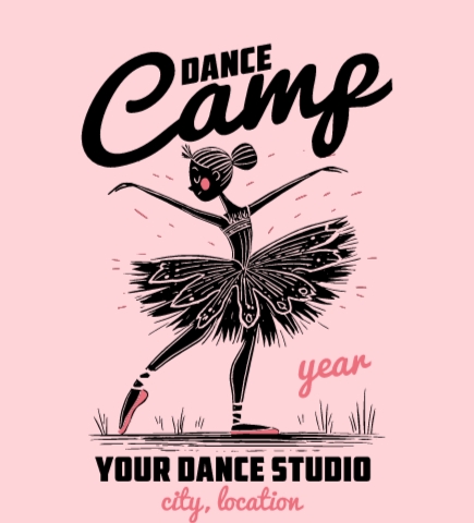 Dance t-shirt design 4