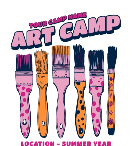 Summer Camp t-shirt design 46