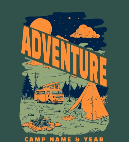Summer Camp t-shirt design 38