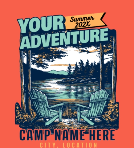 Summer Camp t-shirt design 37