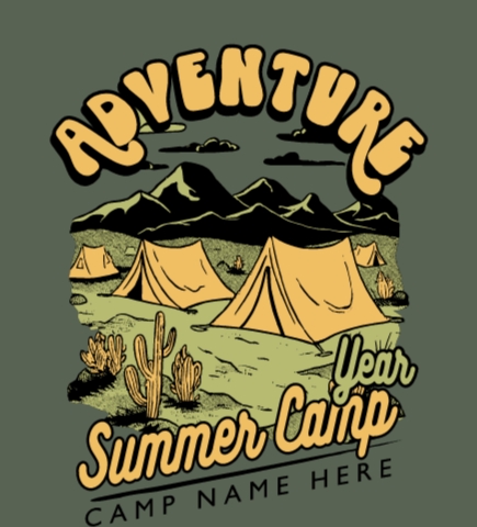 Summer Camp t-shirt design 39