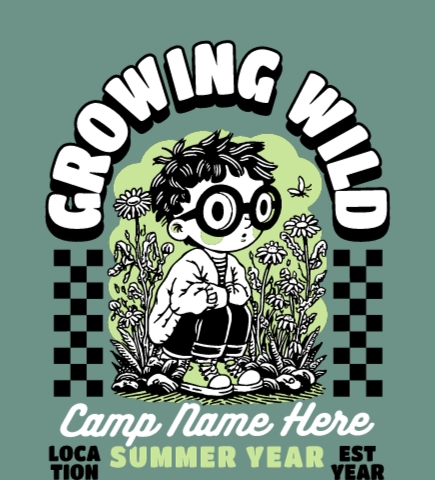 Summer Camp t-shirt design 143