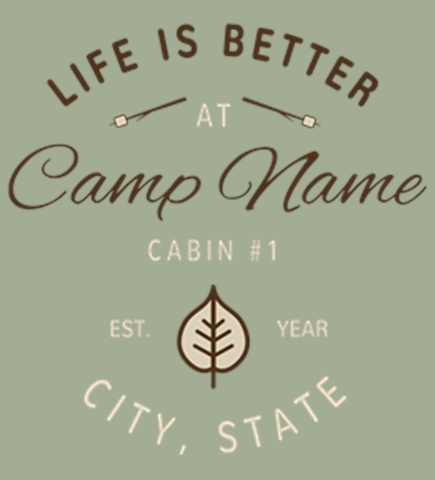 Camping t-shirt design 11