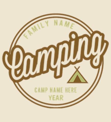 Camping t-shirt design 9