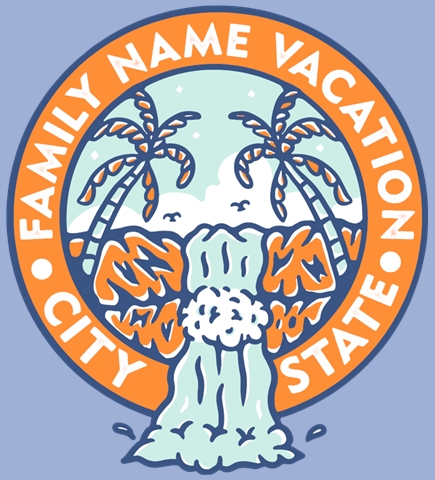 Family Vacation t-shirt design 58