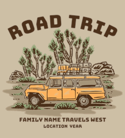 Family Vacation Shirts - Make Custom T-Shirts at UberPrints.com