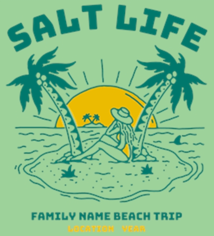 Family Vacation t-shirt design 10