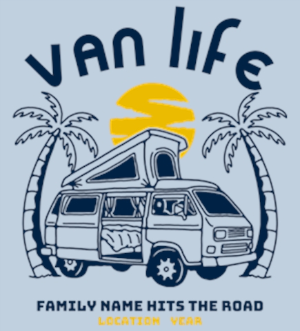 Family Vacation t-shirt design 10