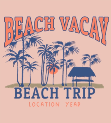 Beach t-shirt design 44