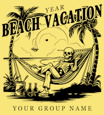 Beach t-shirt design 16