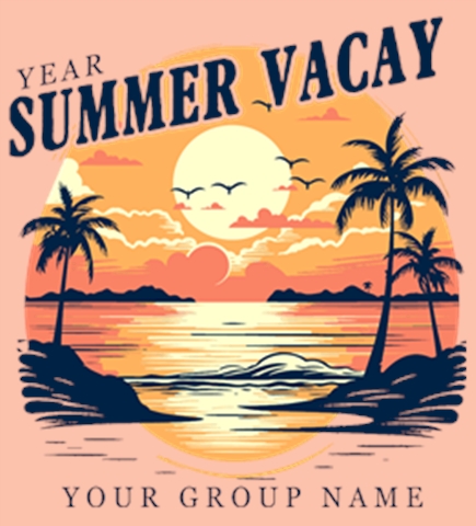 Beach t-shirt design 15
