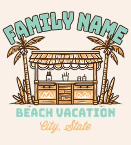 Beach t-shirt design 20