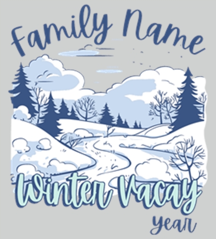 Skiing t-shirt design 14