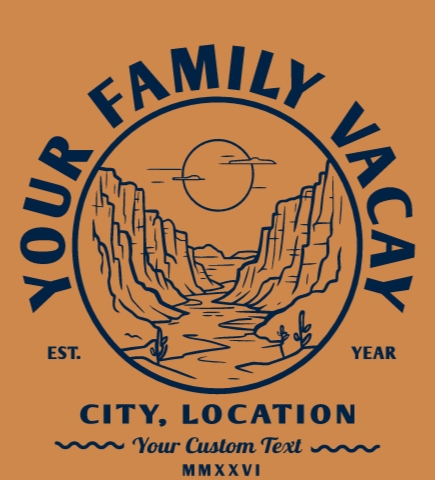 Family Vacation t-shirt design 21
