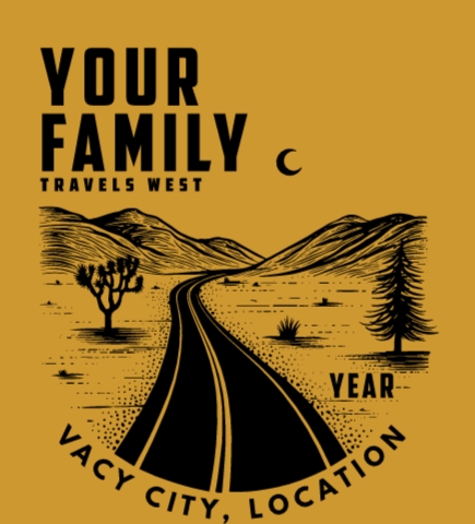 Family Vacation t-shirt design 20