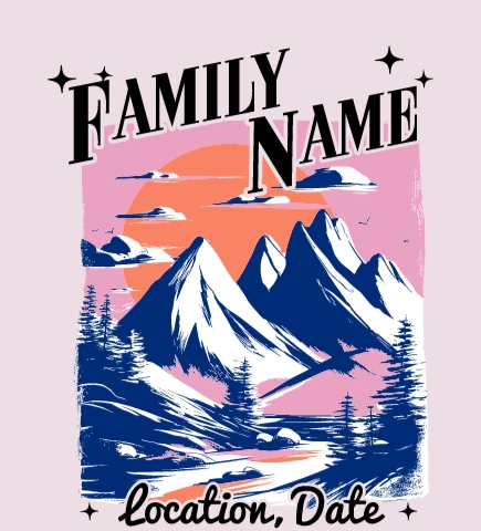 Family Vacation t-shirt design 14