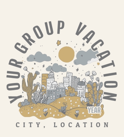 Family Vacation t-shirt design 104