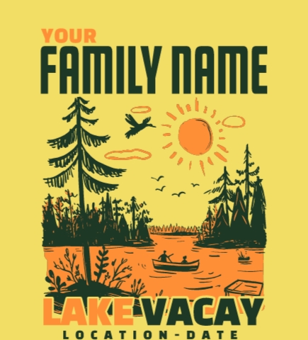 Family Vacation t-shirt design 14