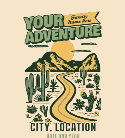 Family Vacation t-shirt design 23