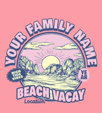 Beach t-shirt design 12