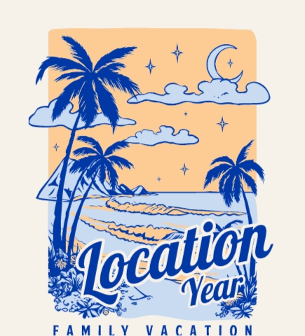 Beach t-shirt design 6