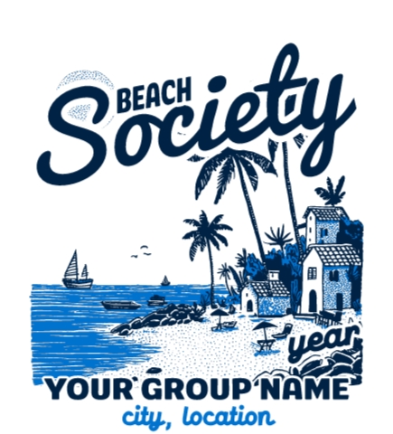 Beach t-shirt design 17