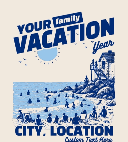 Beach t-shirt design 18