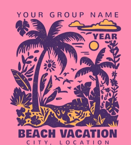 Beach t-shirt design 21