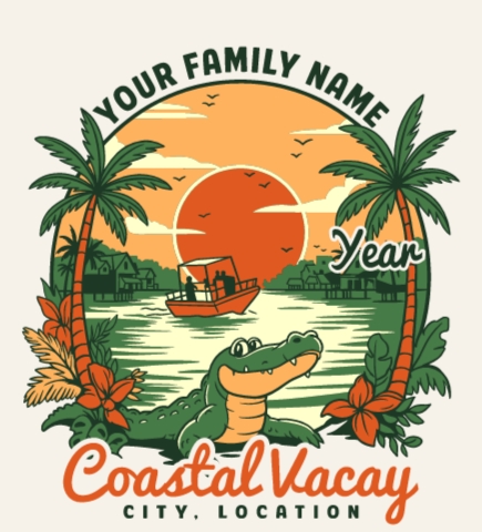 Beach t-shirt design 22