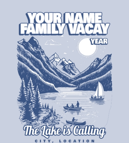 Family Vacation t-shirt design 24