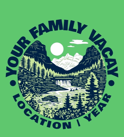 Family Vacation t-shirt design 26