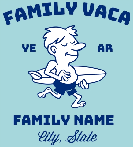 Family Vacation t-shirt design 11