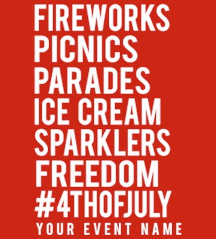 Create Custom Fourth of July T-shirts Online At UberPrints