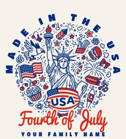 Create Custom Fourth of July T-shirts Online At UberPrints