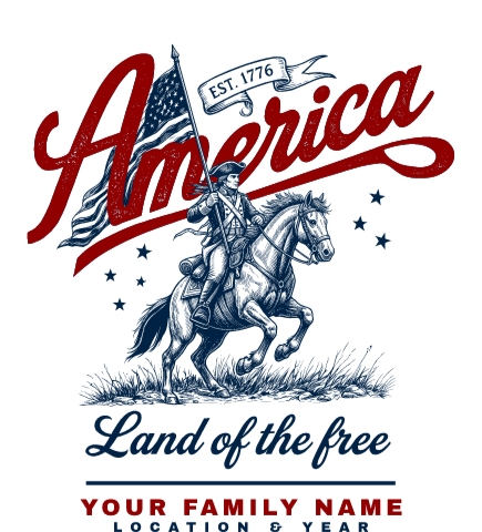 America t-shirt design 4