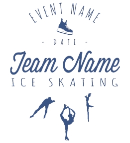 Ice Skating t-shirt design 1
