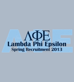 Lambda Phi Epsilon t-shirt design 100
