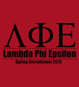 Lambda Phi Epsilon t-shirt design 85