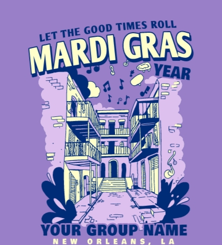 Create Custom Mardi Gras Shirts Online At UberPrints