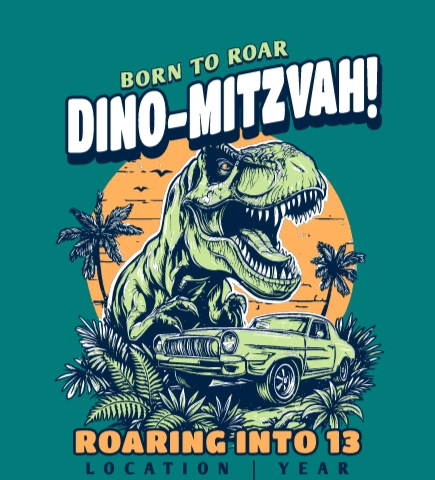 Bat/Bar Mitzvah t-shirt design 10