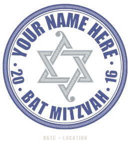 Bat Mitzvah t-shirt design 3