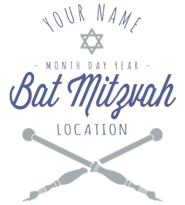 Bat Mitzvah t-shirt design 16
