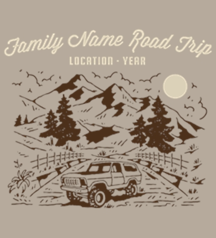 Family Vacation t-shirt design 64