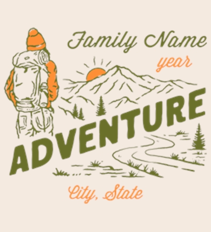 Family Vacation t-shirt design 4