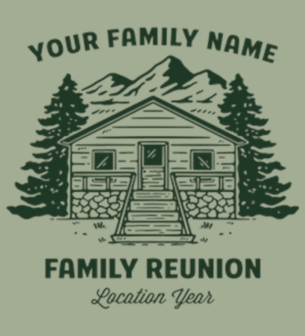 Family Reunion t-shirt design 29