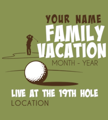 Family Vacation t-shirt design 86