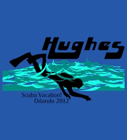 Scuba t-shirt design 15